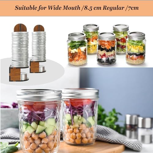 Effortlessly Organized Mason Jar Lids Stylish Functional Storage Solution