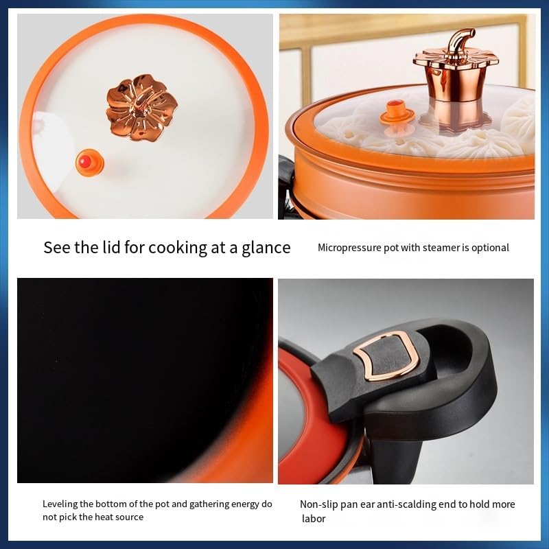 Durable Non-Stick Stock Pot for Cooking