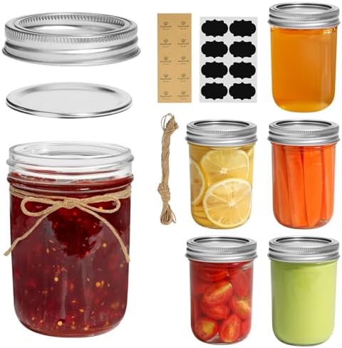 ComSaf Small Mason Jars Sealed Preserving Perfectly