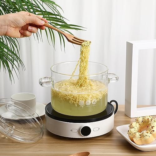 High-Borosilicate Glass Cooking Pot for Stove Kitchen Use