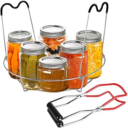 12-inch Stainless Steel Canning Rack Holds 7 Pints or 6 Quarts