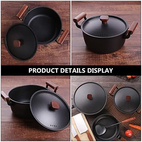 NTK Cast Iron Stockpot Dual Function Pot for Soups Stews More