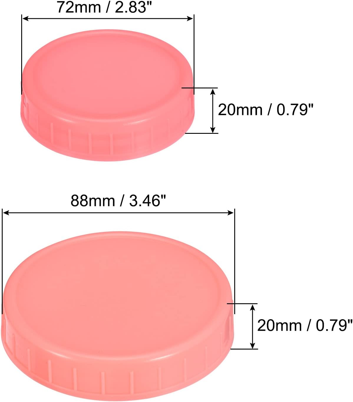 18-Piece Mason Jar Lids - Perfect for Canning Storage More