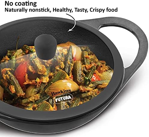 Hawkins Futura 2L Cast Iron Kadhai