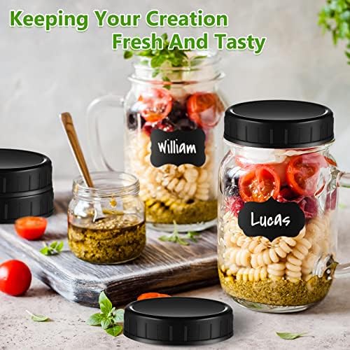 40-Piece Set Mason Jar Lids for Canning and Storage