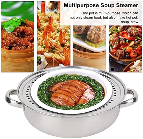 28CM Stainless Steel Single Layer Steamer Pot Delicious Cooking Made Easy