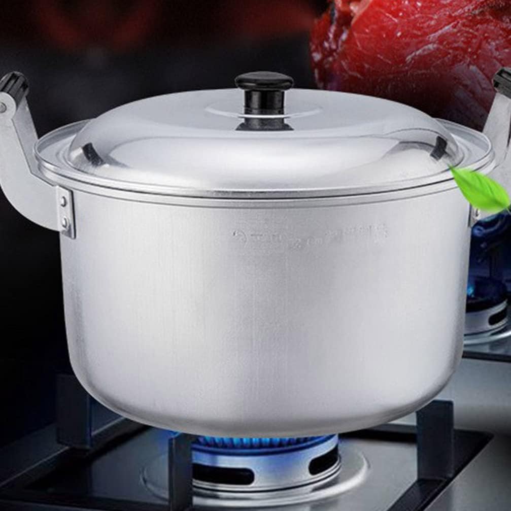 Thickened Aluminum Stock Pot - Grill Hot Pot Use - Sturdy Design