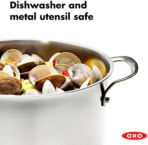 Oxo Stainless Steel 84QT Multipurpose Boiler Pot with Steamer