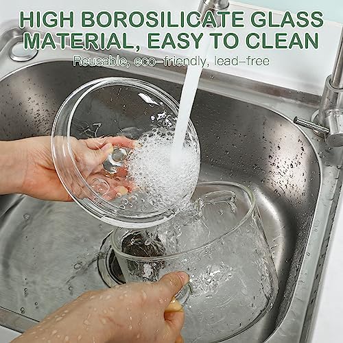High-Borosilicate Glass Cooking Pot for Stove Kitchen Use