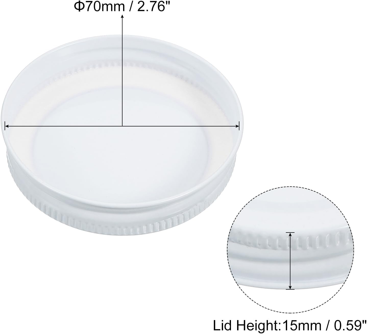 Canning Jar Lids Set Perfect for Home and Kitchen Use