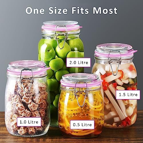 Perfect silicone gaskets for mason jars leakproof and airtight