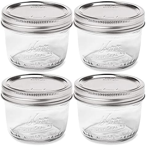 Wide Mouth Mason Jar 8oz