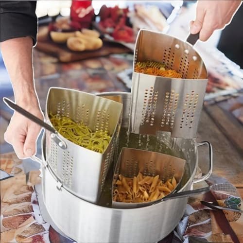 Versatile 5-Piece Multipot Set for Pasta Vegetables