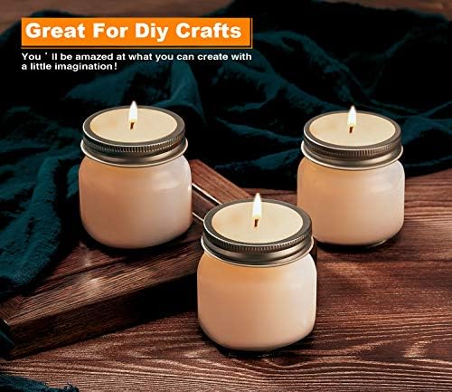 Rainforce Mason Jars 8 oz 30Pack Small Glass Canning Jars