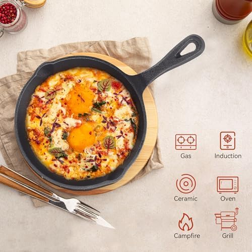 Z GRILLS Mini Cast Iron Skillet
