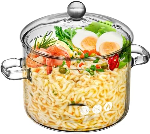 Glass Simmer Pot With Lid 19L64oz
