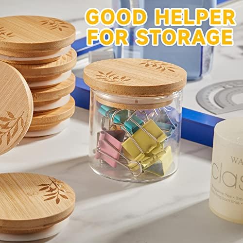 Tessco 12-Piece Reusable Yogurt Jar Lids Set
