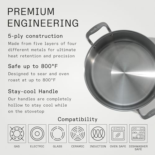 Made In 12 Quart Stainless Steel Stock Pot With Lid