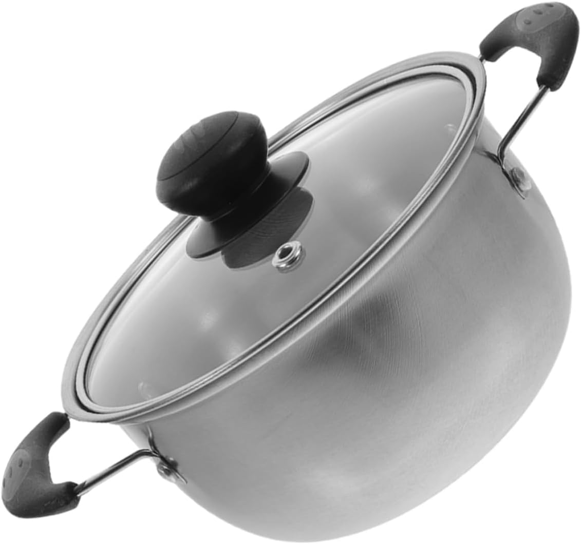 Stainless Steel Double-Handle Stock Pot