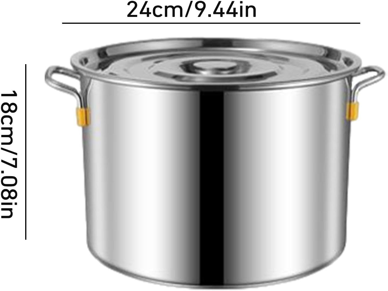 Versatile Stainless Steel Stock Pot - Easy to Use Family Kitchen Tool