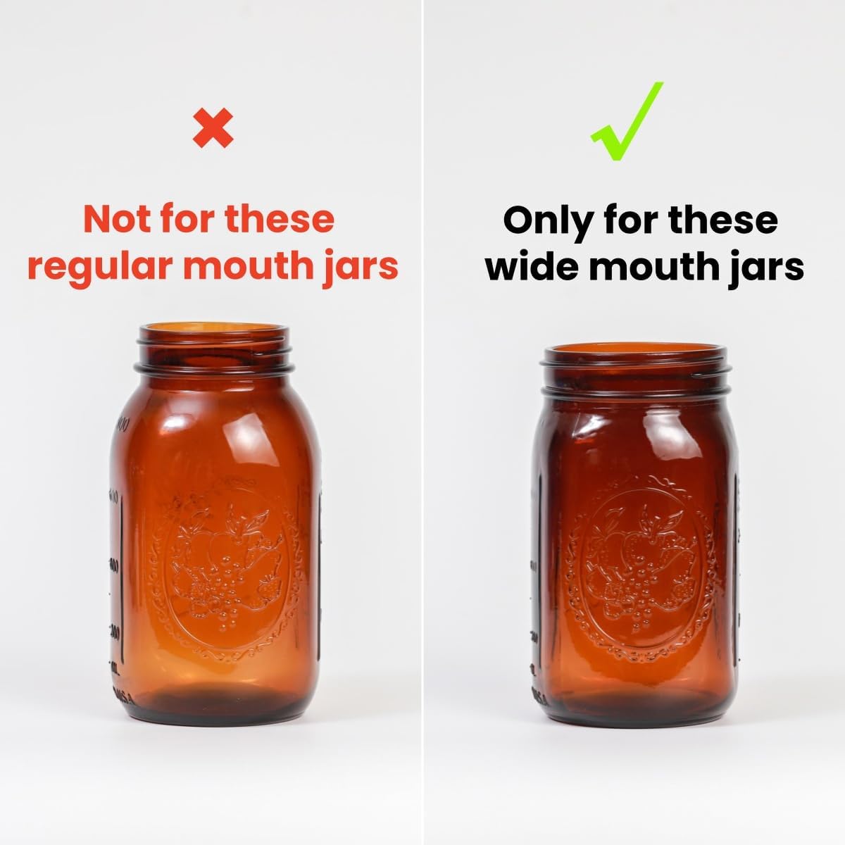 Wide Mouth Mason Jar Lids 9-Pack BPA-Free Leak-Proof Reusable