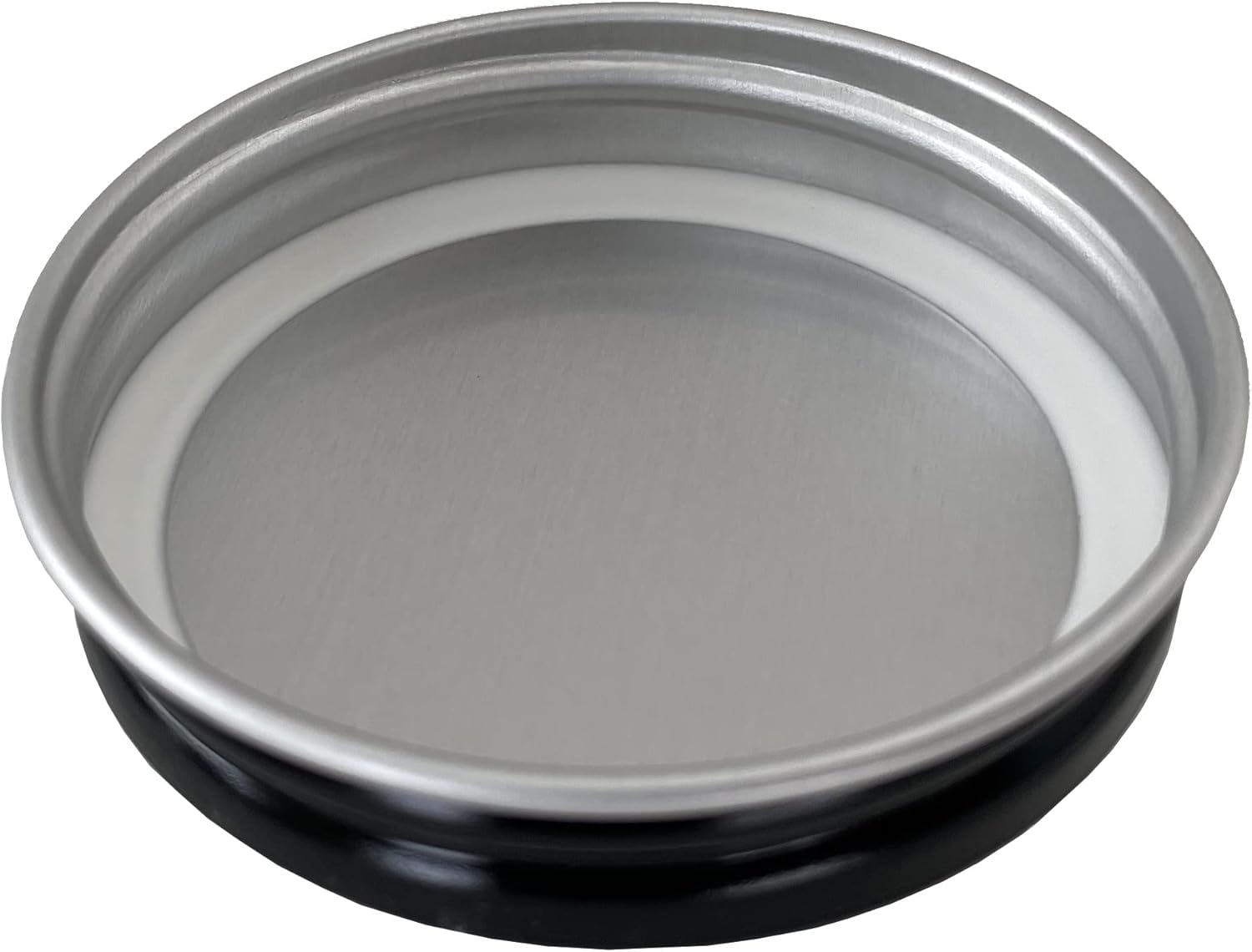 12-Pack Rust-Proof Aluminum Mason Jar Lids Black