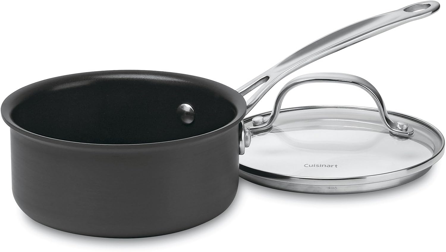Cuisinart Chefs Classic Nonstick Cookware Bundle - Perfect Pots Heat Evenly Easy to Clean
