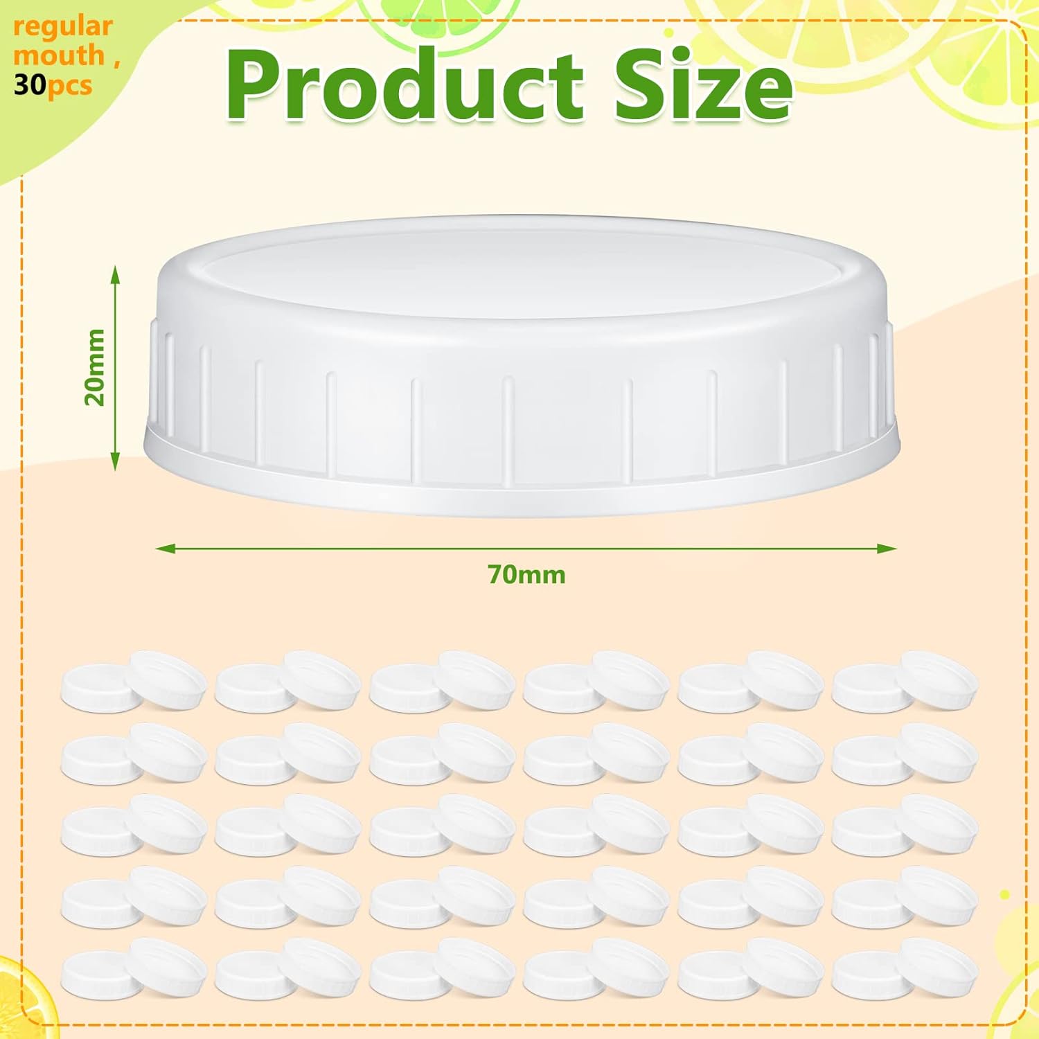 Perfect Mason Jar Lid - Easy Open Leak-Resistant Durable