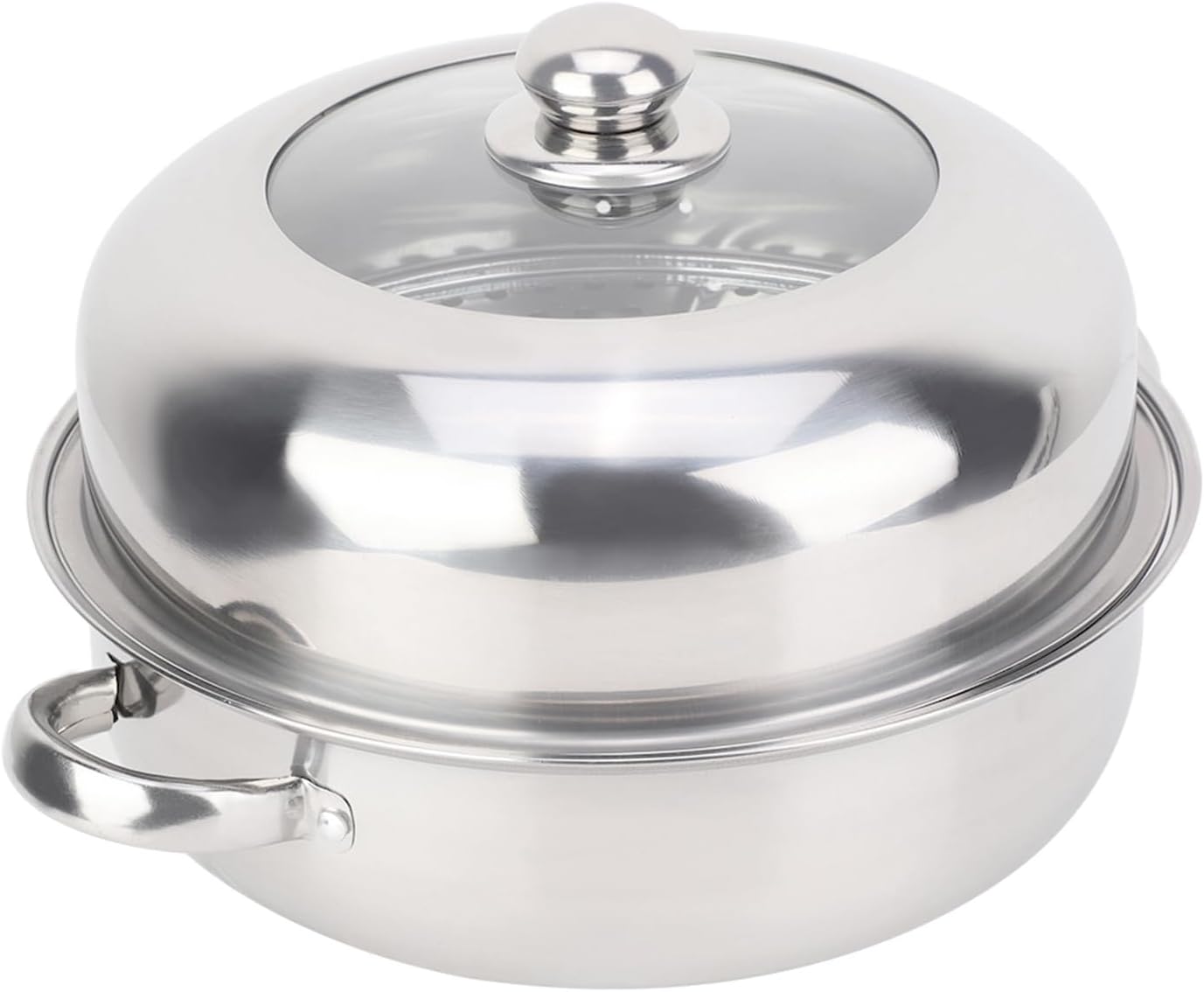 28CM Stainless Steel Single Layer Steamer Pot Delicious Cooking Made Easy