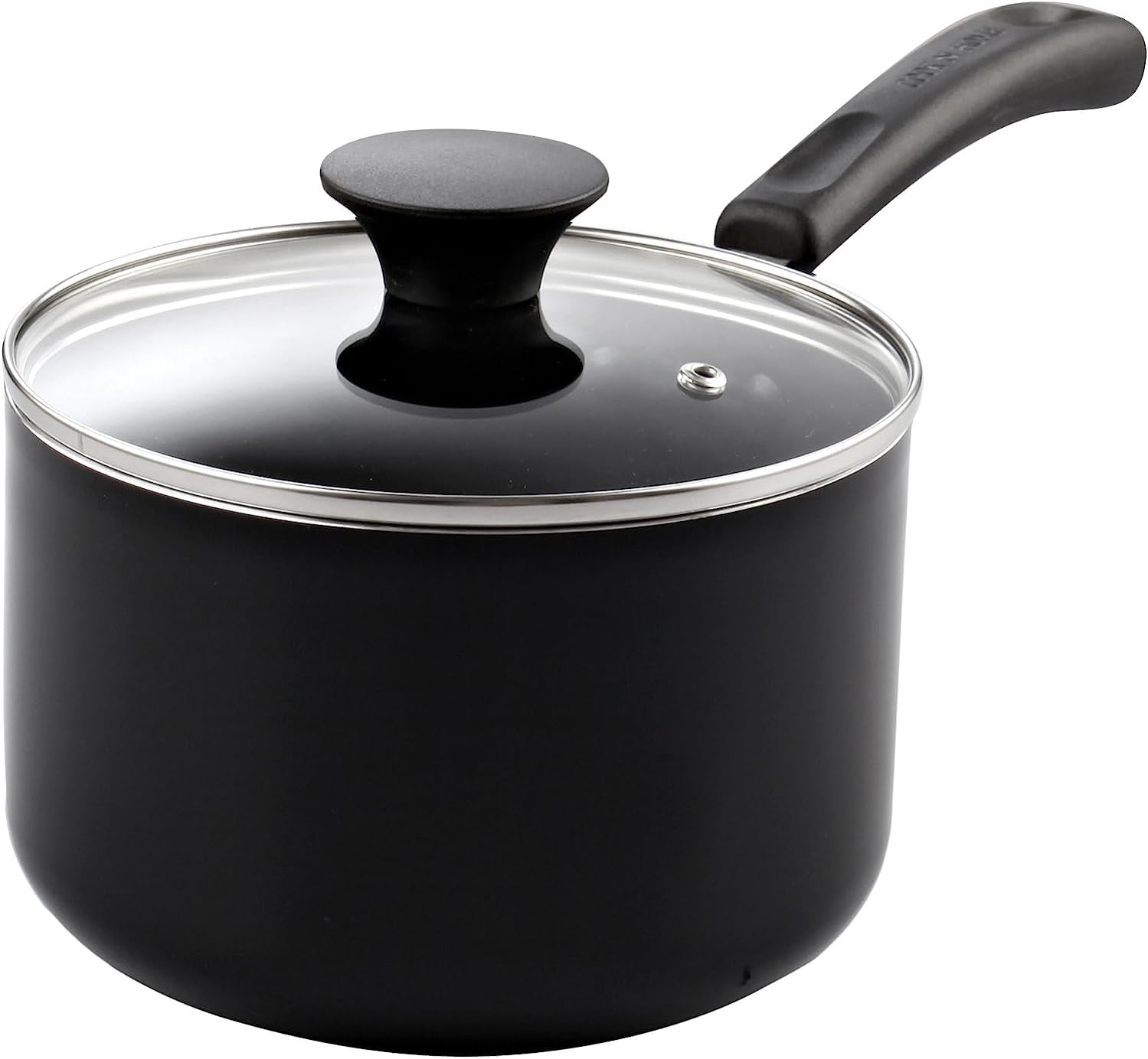 Perfect Nonstick 3-Qt Saucepan with Glass Lid
