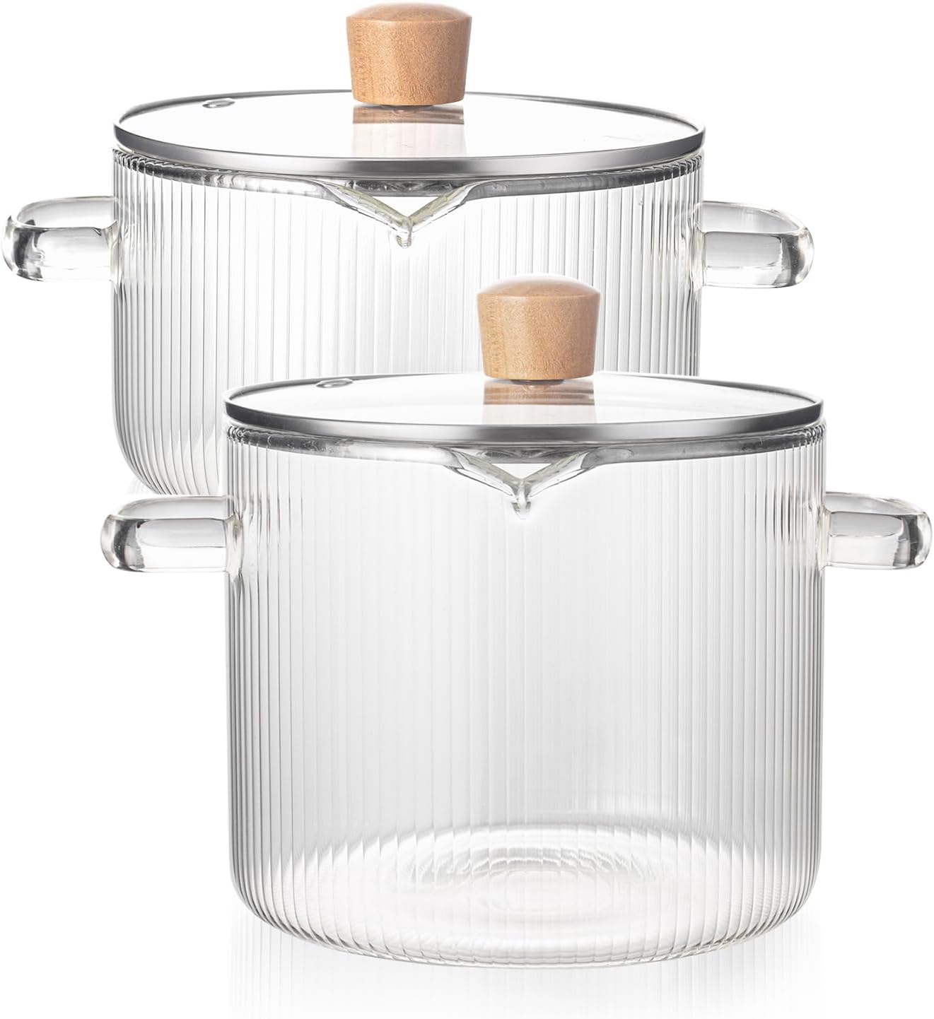 Kemorela 2-Piece Heat-Resistant Cookware Set