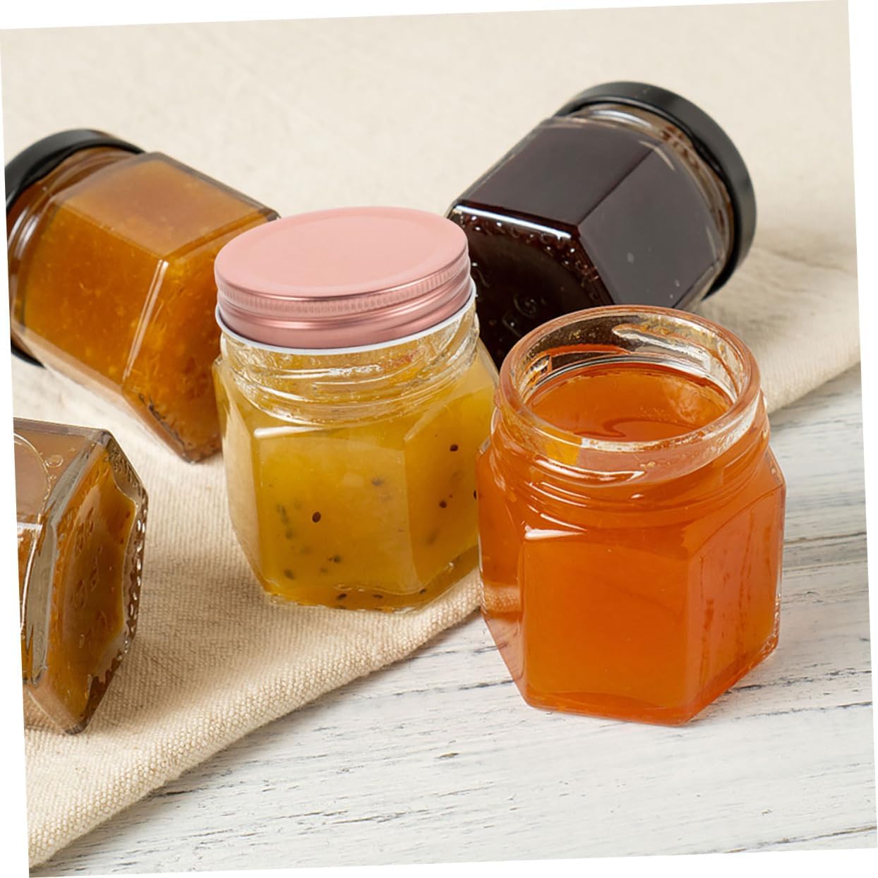 24Pack Wide Mouth Mason Jar Lids 70mm Rose Sealed Preserving Storing