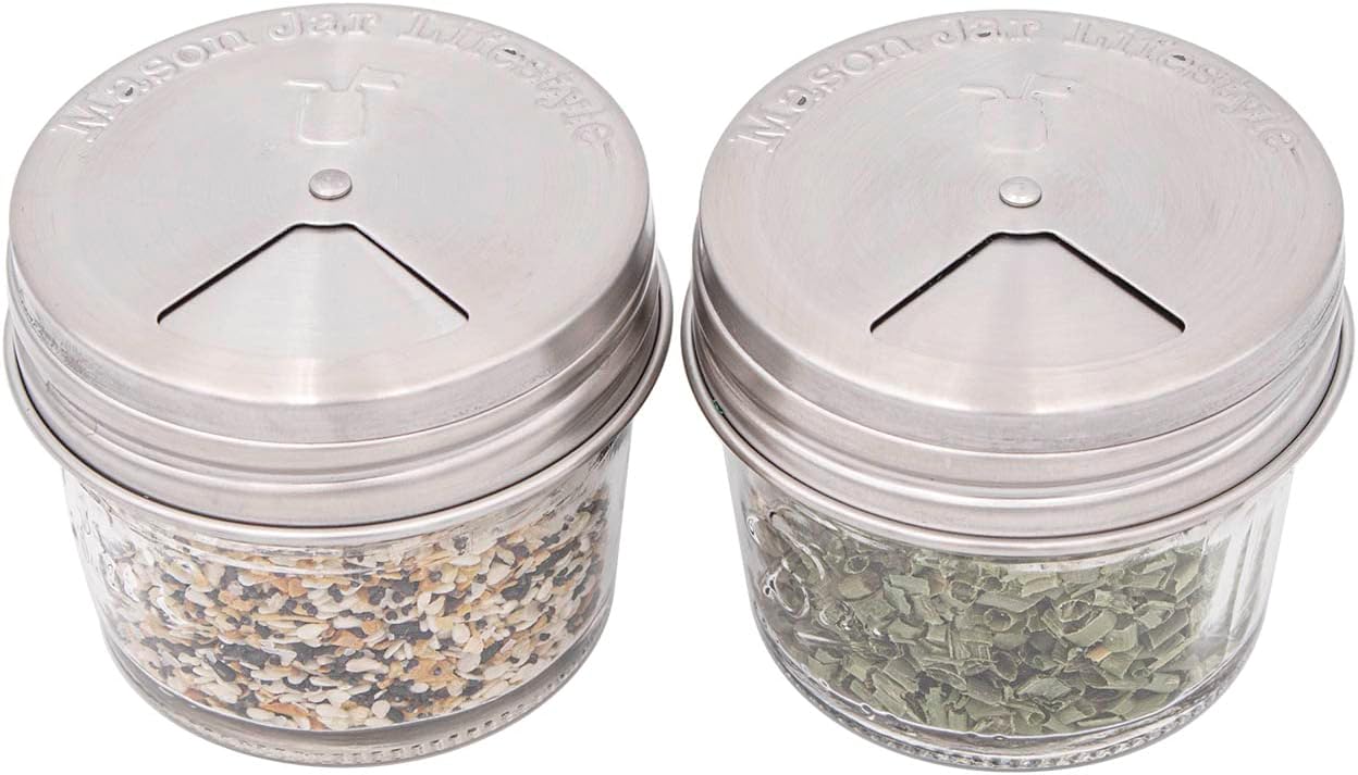 Adjustable Mason Jar lids by Mason Jar Lifestyle