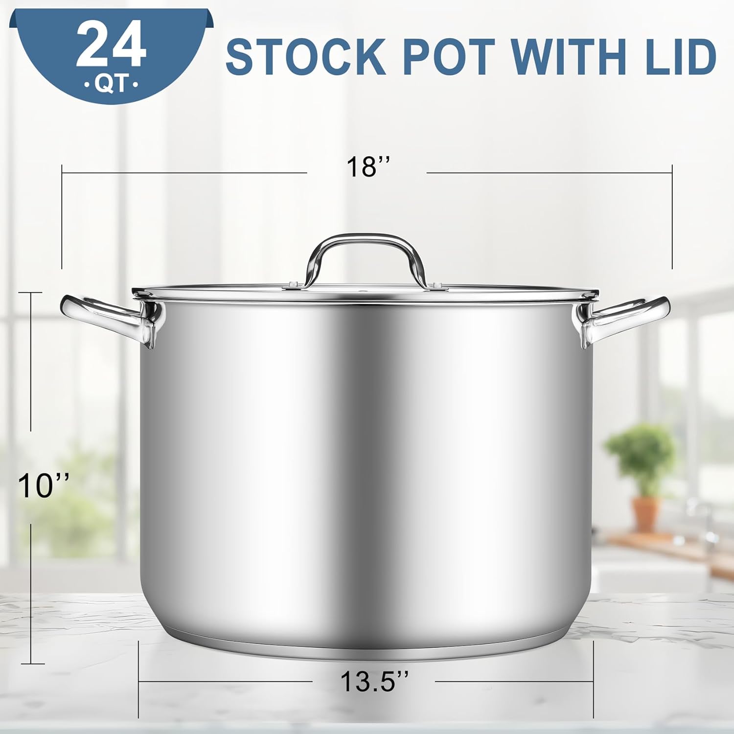 Heavy Duty 24QT Stock Pot
