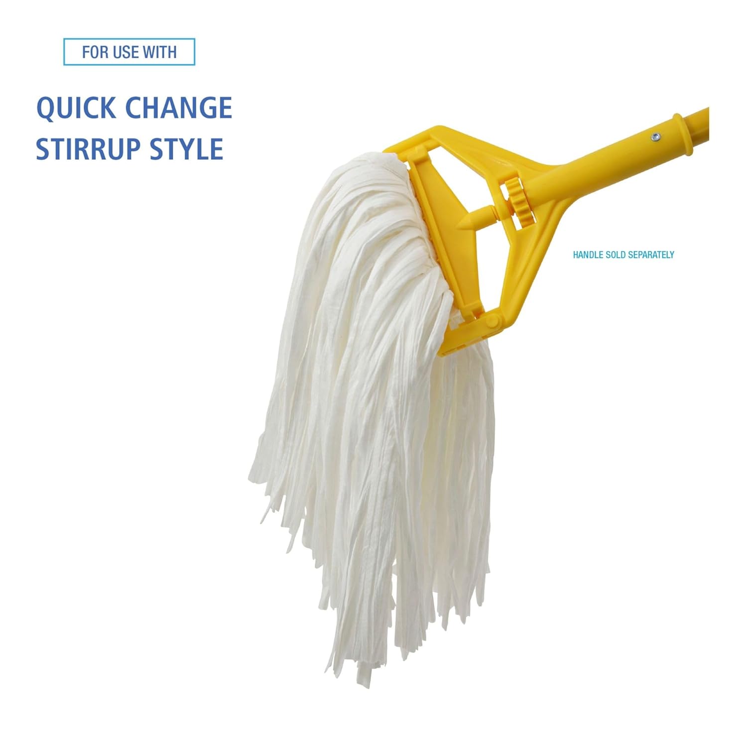 Boardwalk Cut-End Wet Mop Head No 24 White 12Carton