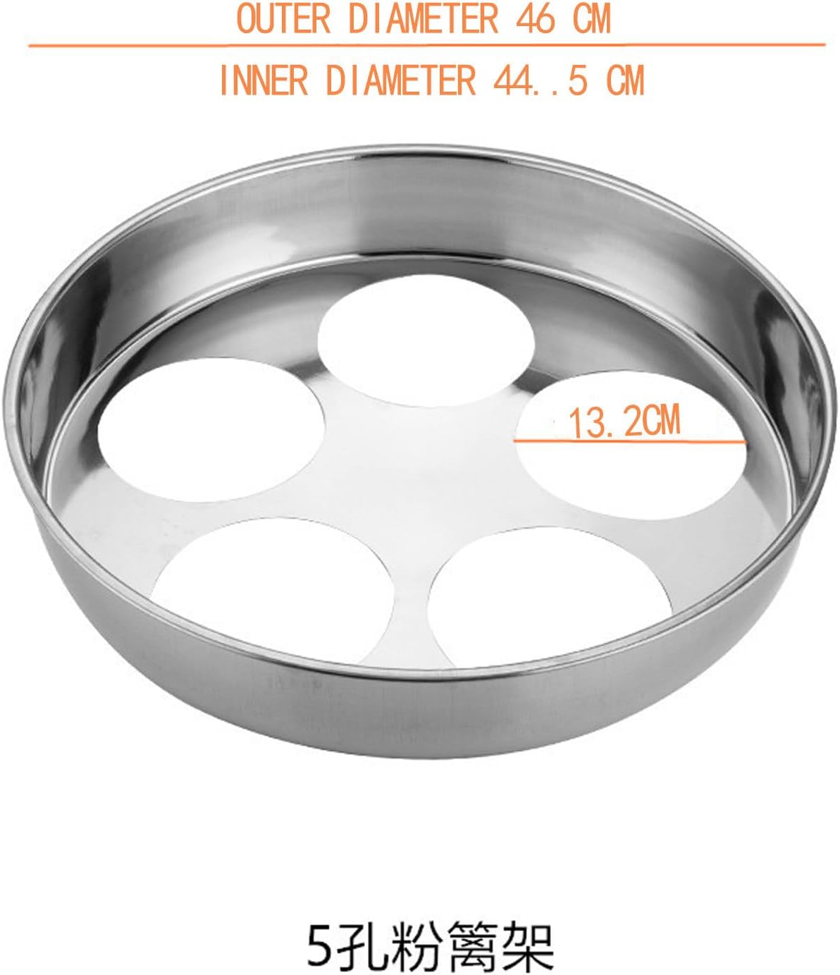 ZIXIAOS 5-Basket Stainless Steel Pasta Pot Set
