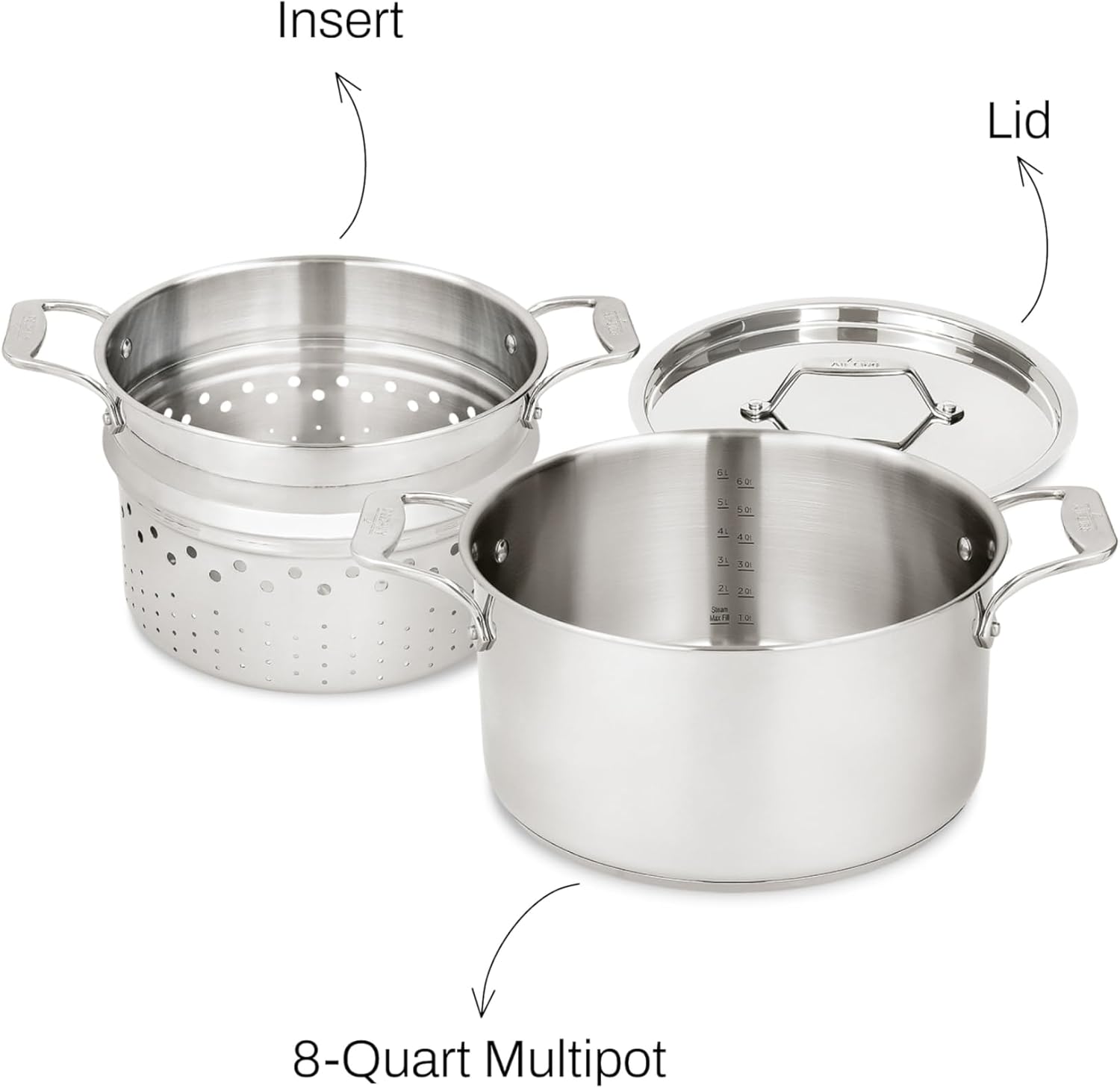 All-Clad Simply Strain 8-Quart Stockpot