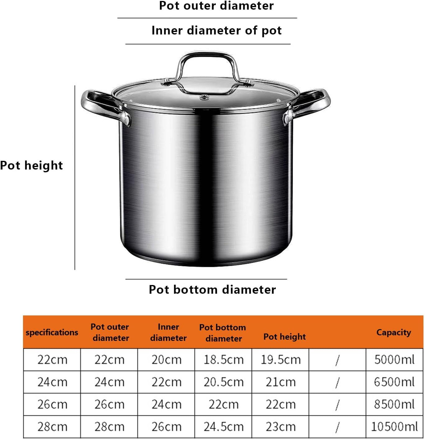 AIZYR 85L Stock Pot Ultimate Cooking Convenience