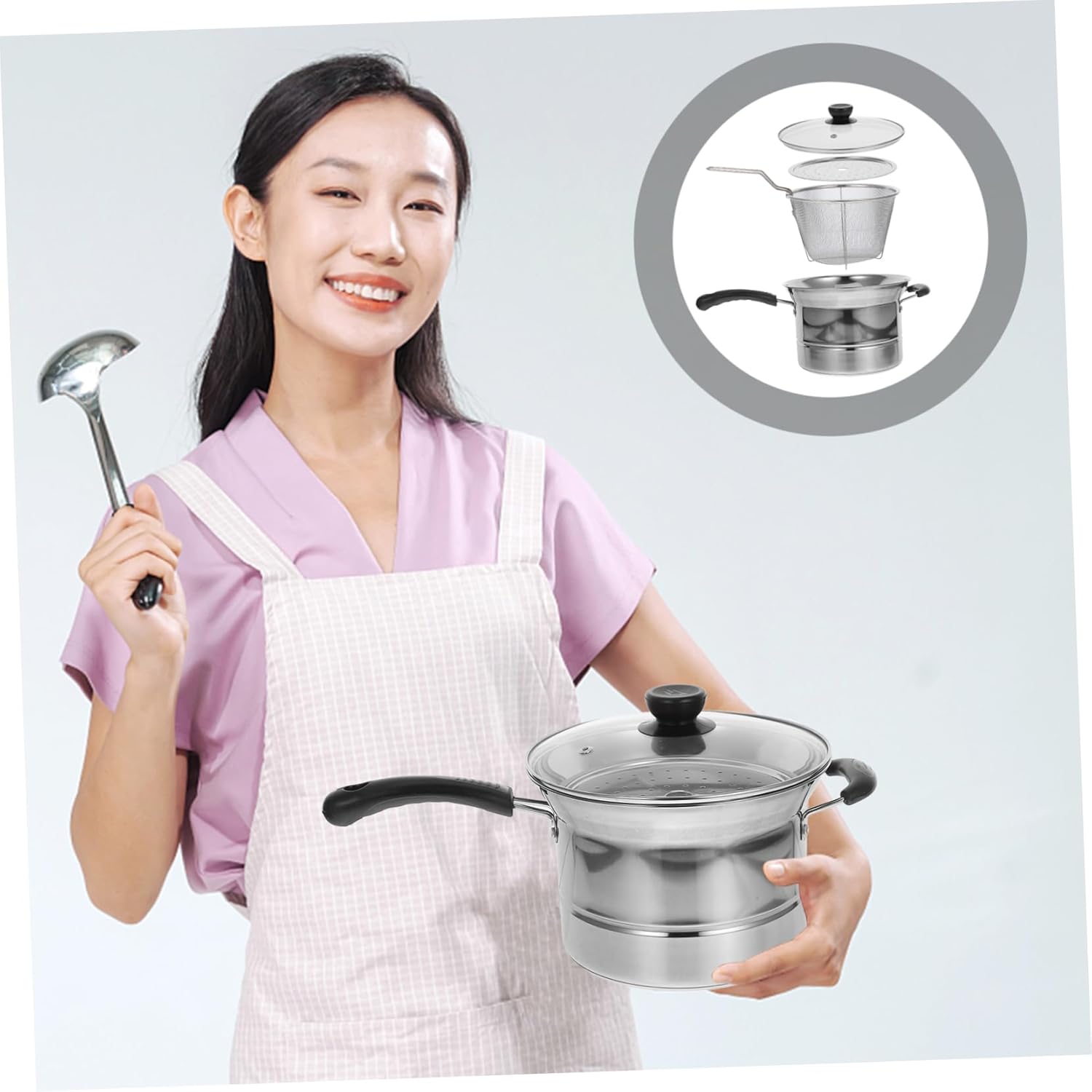 Sharp Design Small Stockpot Eco-Friendly Perfect for Cutting Cooking
