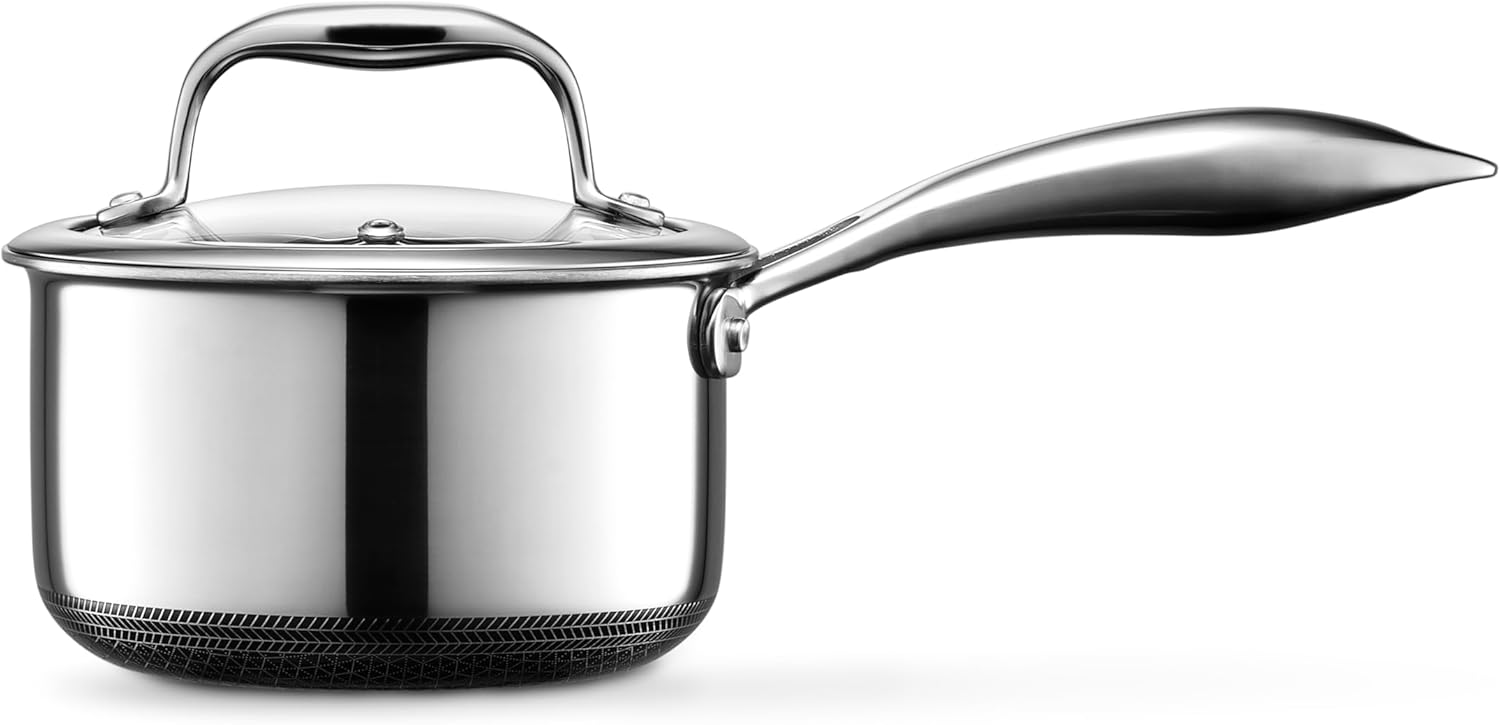 Get Cooking Easy with HexClad Hybrid Saucepan