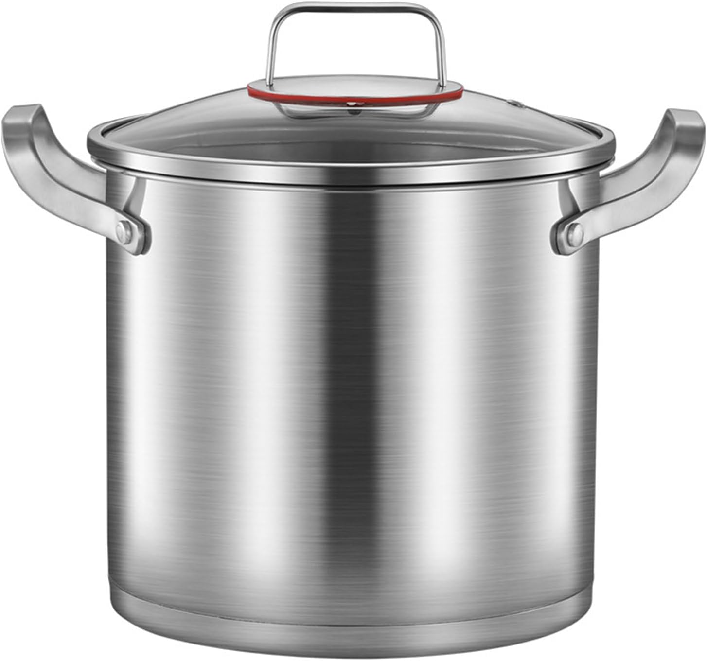AIZYR 20cm Stainless Steel Stock Pot for Induction and Gas Stoves