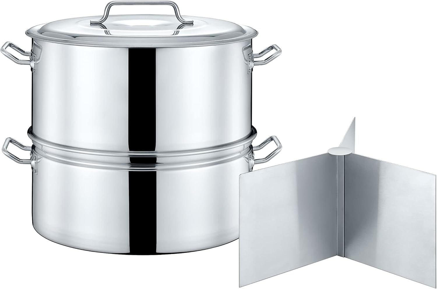 Concord Extra Large Stainless Steel Steamer Braiser Pot