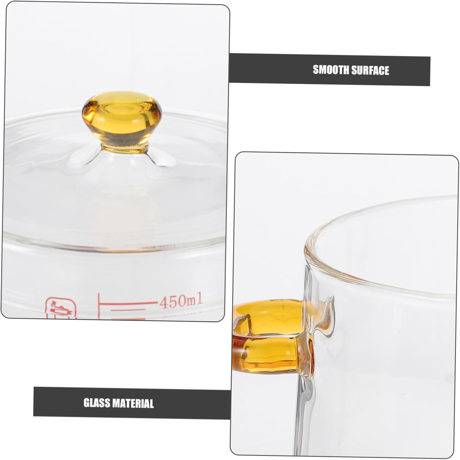 Luxshiny Glass Steaming Egg Bowl