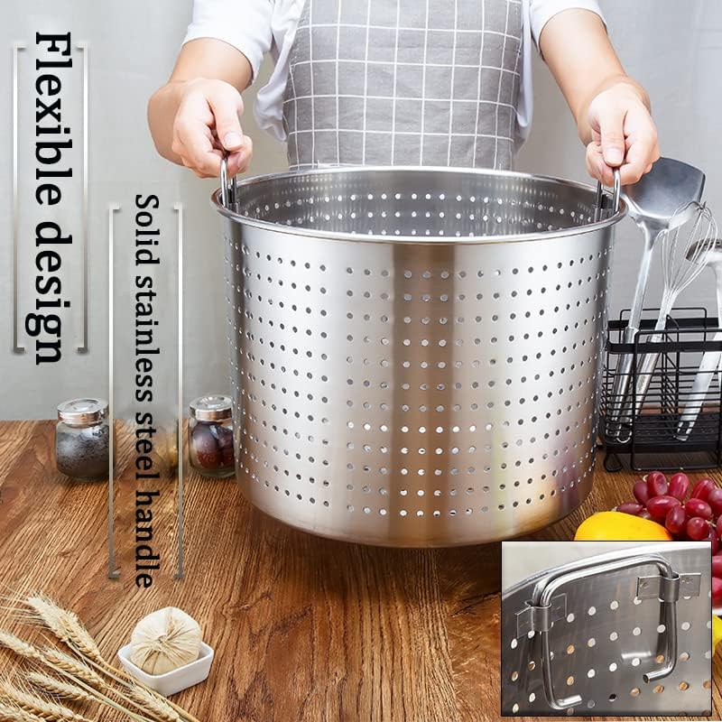 Stainless Steel Stockpot - Heavy Duty for Cooking Boiling in the Kitchen