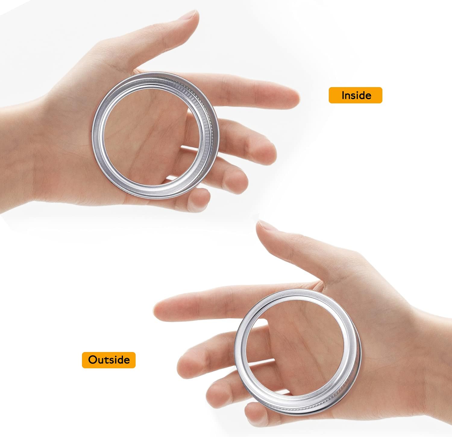 24-Piece 70MM Mason Jar Replacement Bands