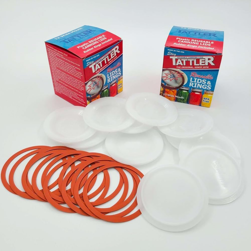 SUNIVALE Reusable Canning Lids Bundle 1
