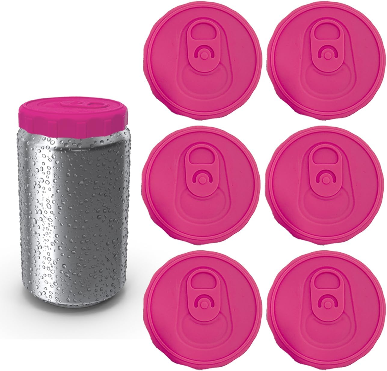 Reusable Silicone Soda Can Lids Perfect for Home Outdoor Use