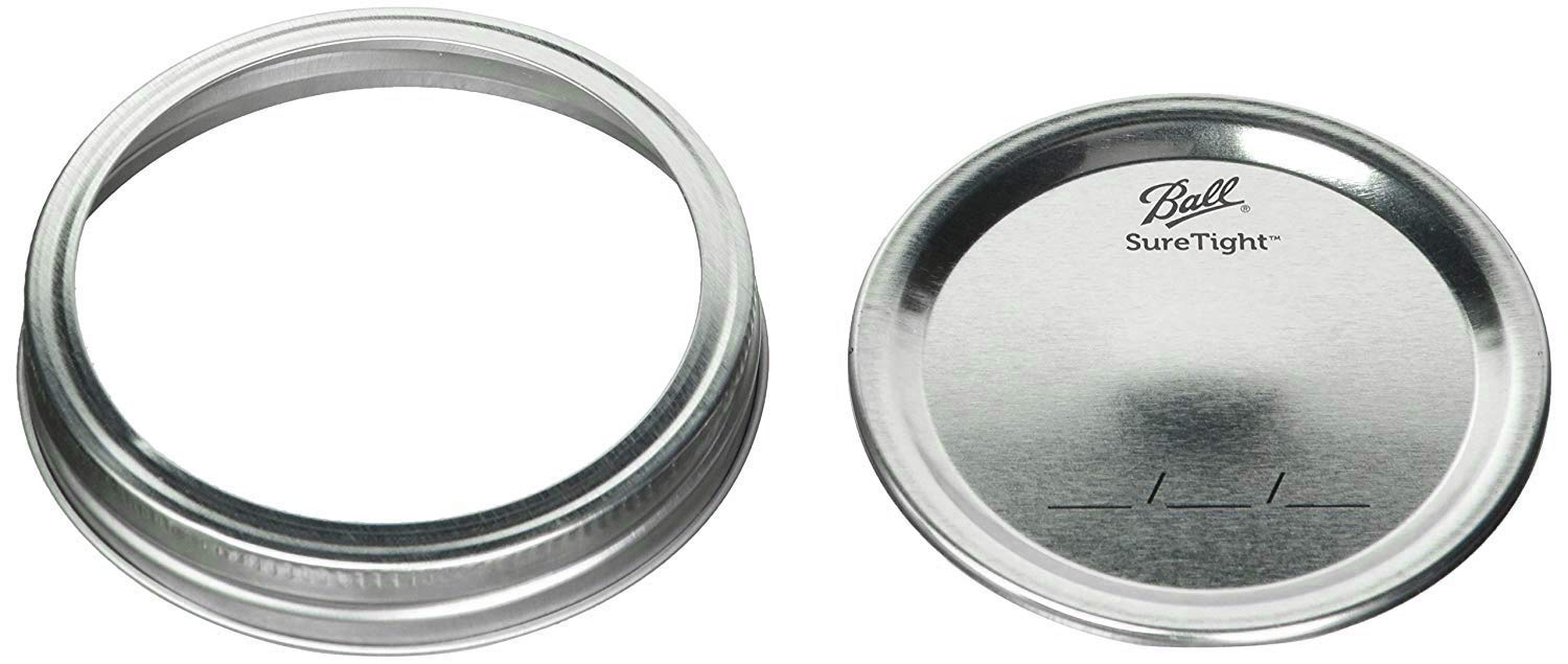 Ball 32-Ounce Quart Mason Jars with Lids and Bands 2 Pack