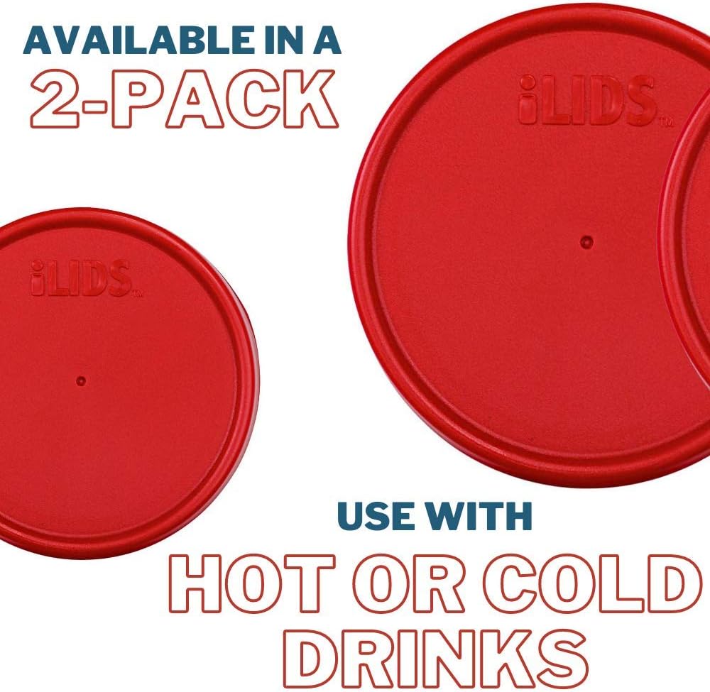 Mason Jar Storage Lid Wide Mouth Red