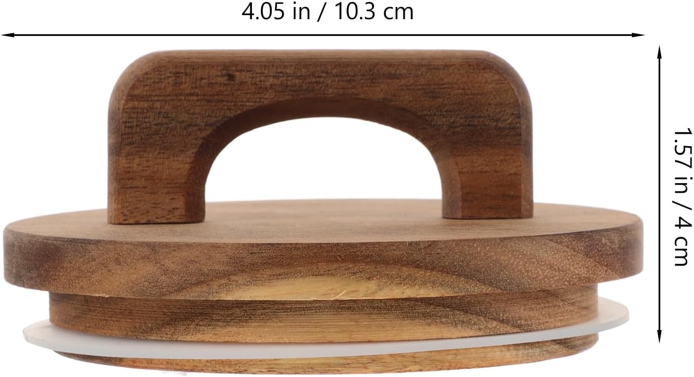 Wooden Canning Lid Aesthetic Durable Storage Solution